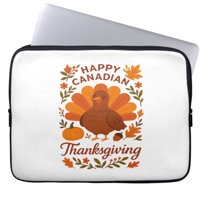 Canadian Thanksgiving Autumn Firande Classic T Laptop Fodral (Framsidan)