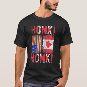 Canadian Trucker Canada Freedom Convoy Honk Honk T Shirt