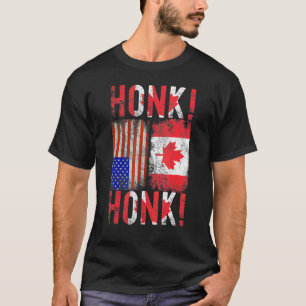 Canadian Trucker Canada Freedom Convoy Honk Honk T Shirt