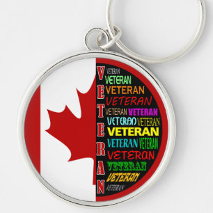 Canadian Veteran Nyckelring