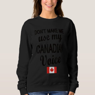 Canadian Voice Canada Flagga Canadian Roots T Shirt