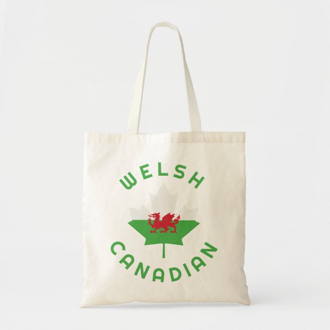 Canadian Welsh Roots Tygkasse (Framsidan)