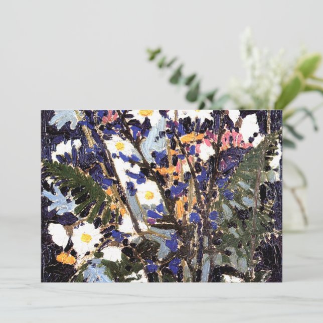 Canadian Wildblommor av Tom Thomson, Kort (Stående Fram)