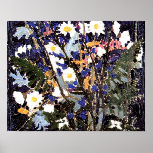 Canadian Wildblommor av Tom Thomson Poster
