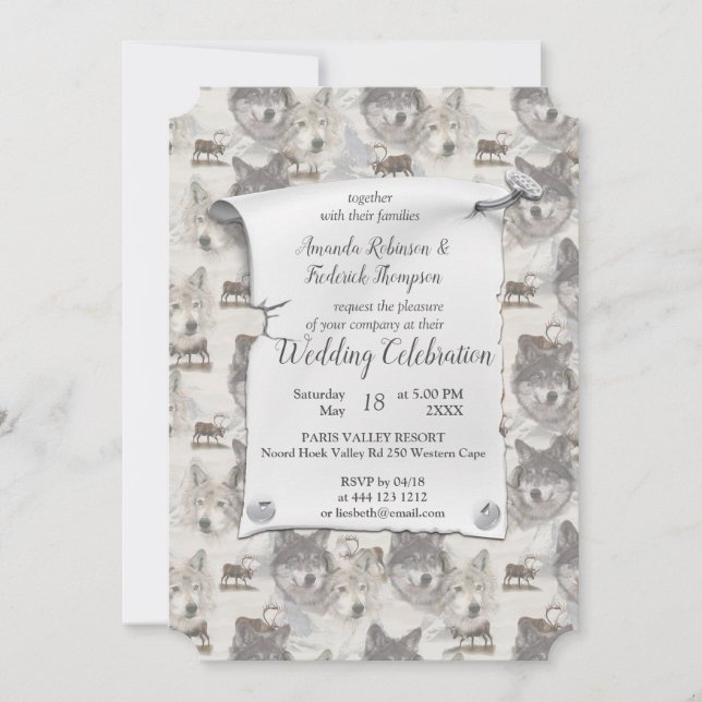 Canadian Wildlife Inbjudningar (Framsida)