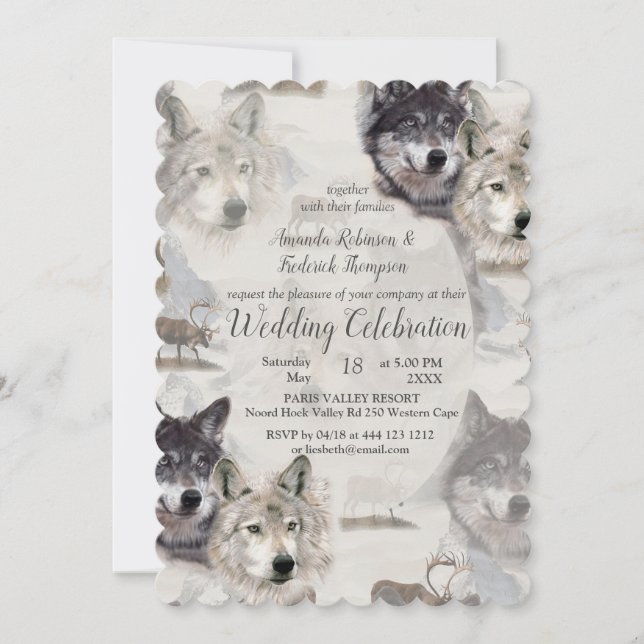 Canadian Wildlife Inbjudningar (Framsida)