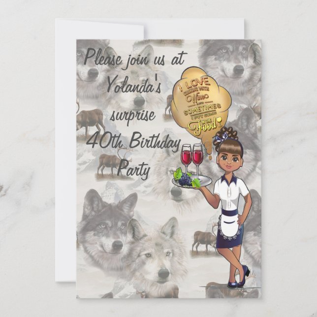 Canadian Wildlife Inbjudningar (Framsida)