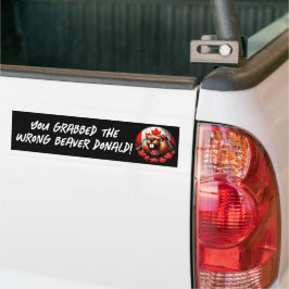 Canadian ’Wrong Beaver Donald’ Trump Bildekal
