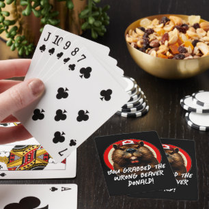 Canadian ’Wrong Beaver Donald’ Trump Casinokort