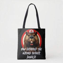 Canadian ’Wrong Beaver Donald’ Trump Tygkasse