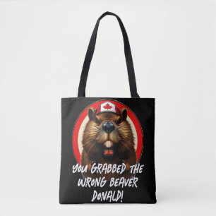 Canadian ’Wrong Beaver Donald’ Trump Tygkasse
