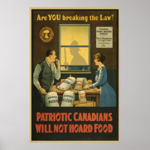Canadianer kommer inte att ta hand om mat som post poster