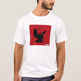 Canadians Abroad Flies Mountie av Sean Blake T Shirt