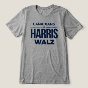 Canadians for Harris Walz T Shirt