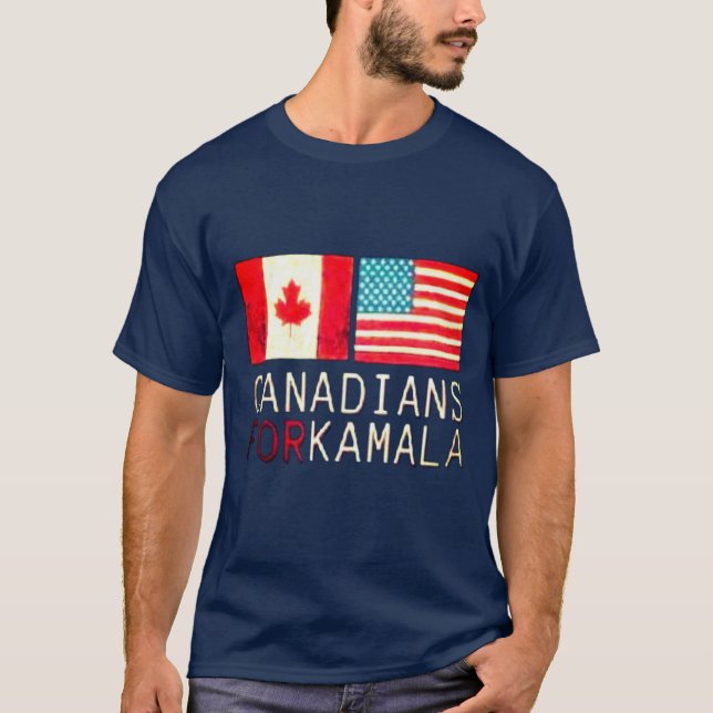 Canadians for Kamala T-Shirt (Framsida)
