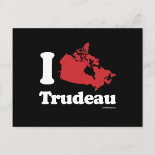 Canadians Kärlek Trudeau - vit -.png Vykort