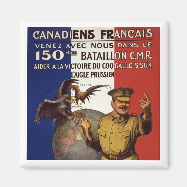 Canadiens Francais Magnet (Framsidan)