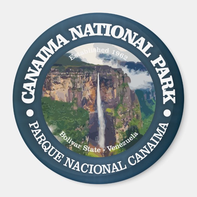Canaima nationalpark magnet (Framsidan)