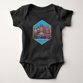 Canal Amsterdam Nederländerna Europe T Shirt