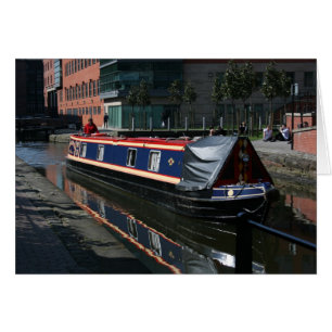 Canal Boat Hälsningskort