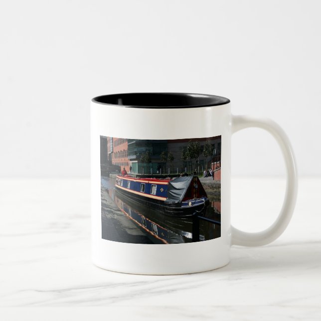 Canal Boat Två-Tonad Mugg (Höger)