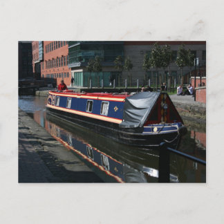 Canal Boat Vykort