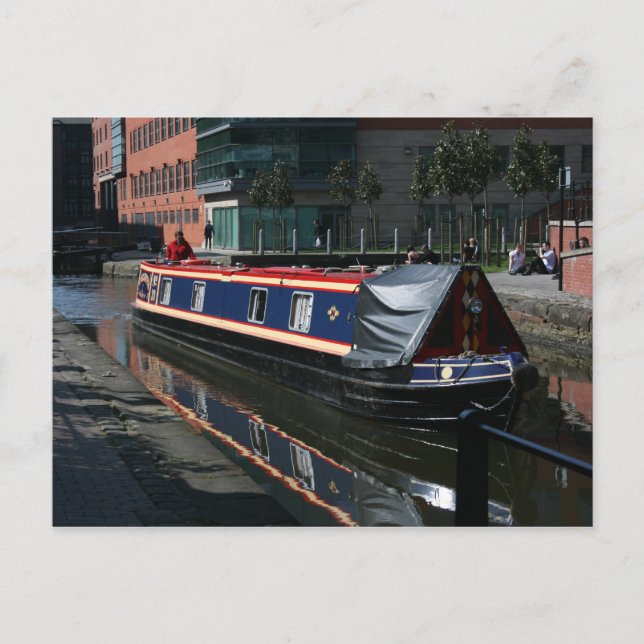 Canal Boat Vykort (Framsida)