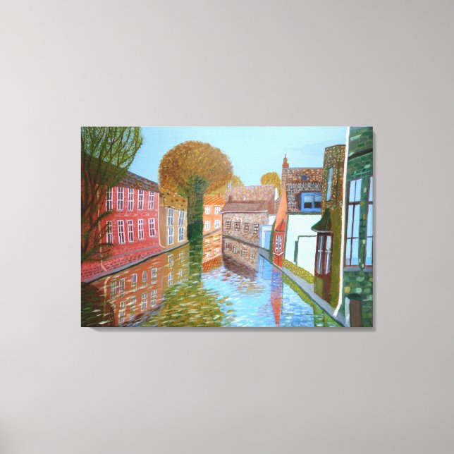 Canal Brugge canvas (Framsida)