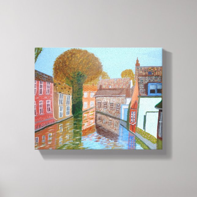 Canal Brugge canvas (Framsida)