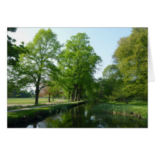 Canal - Bute Park, Cardiff Hälsningskort