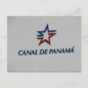 canal de panama vykort