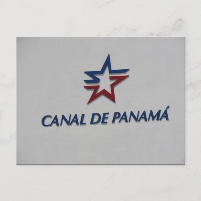 canal de panama vykort (Framsida)