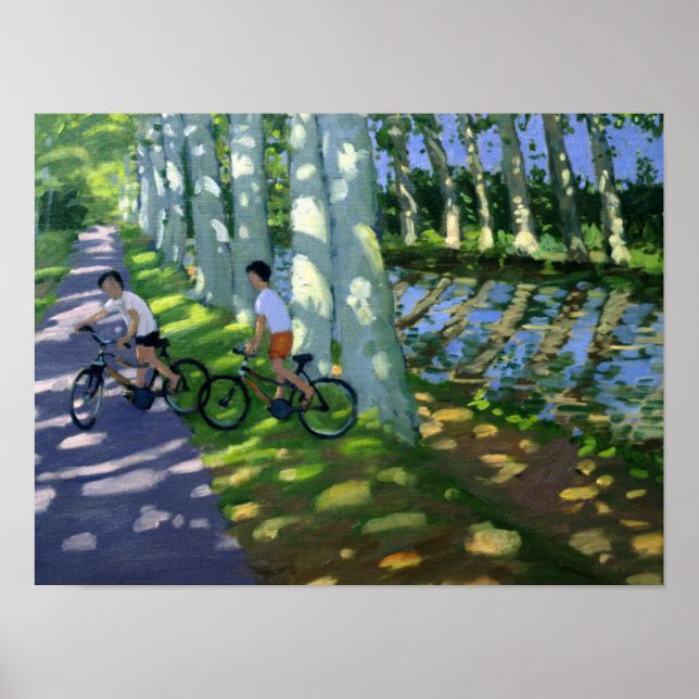 Canal du Midi Frankrike Poster (Framsidan)