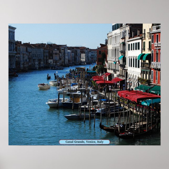 Canal Grande, Venedig, Italien Poster (Framsidan)