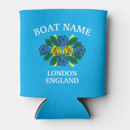Canal Narrowboat Blue Roses Boat Name