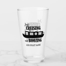 Canal Narrowboat Funny Drinking Quote Glaskopp