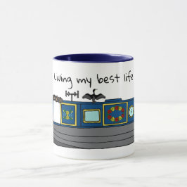Canal Narrowboat Owner Best Life Quote Mugg
