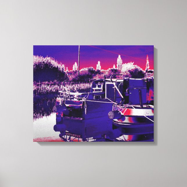 CANAL NARROWBOATS CANVASTRYCK (Framsida)