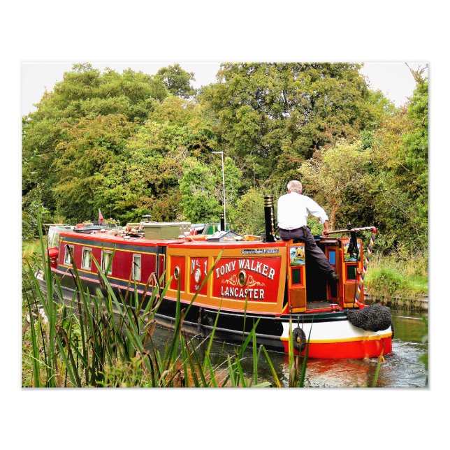 CANAL NARROWBOATS FOTOTRYCK (Framsidan)