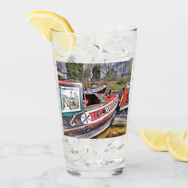 CANAL NARROWBOATS GLASKOPP (Framsida Ice)