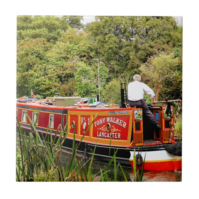 CANAL NARROWBOATS KAKELPLATTA (Framsidan)