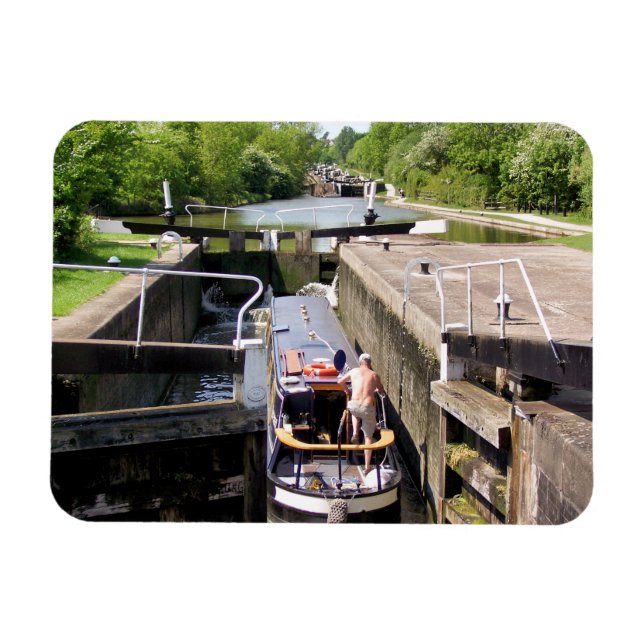 CANAL NARROWBOATS MAGNET (Horisontell)