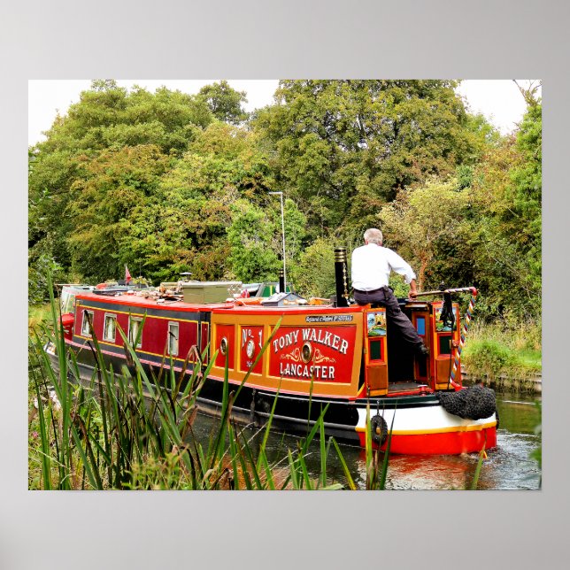 CANAL NARROWBOATS POSTER (Framsidan)