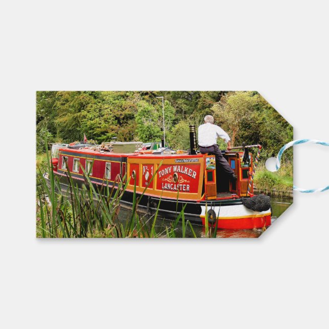 CANAL NARROWBOATS PRESENTETIKETT (Framsidan (Horisontell))