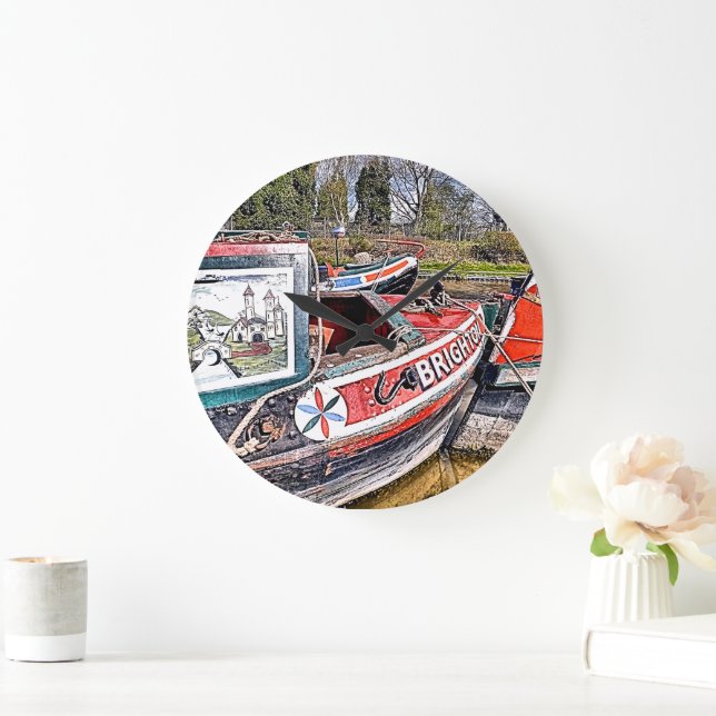 CANAL NARROWBOATS STOR KLOCKA (Hem)