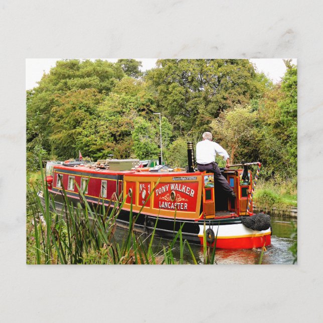 CANAL NARROWBOATS VYKORT (Framsida)