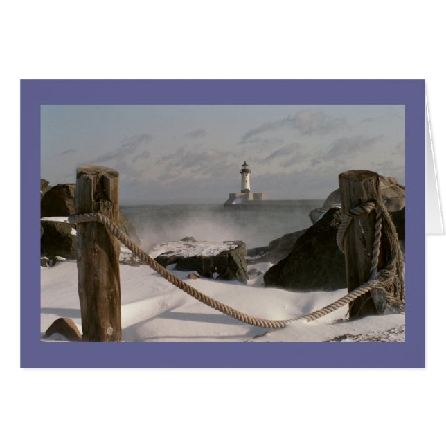 Canal Park Lighthouse Hälsningskort (Framsidan Horizontal)