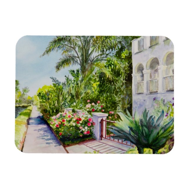 Canal Ro Garden Magnet (Horisontell)