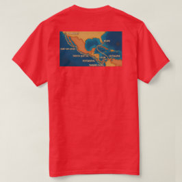 Canal Route Map T Shirt