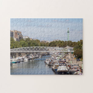 Canal Saint Martin - Paris, Frankrike Pussel